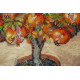 Bead Embroidery Kit on Art Canvas "Pomegranate tree"