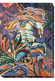 Bead Embroidery Kit on Art Canvas "Triumph"