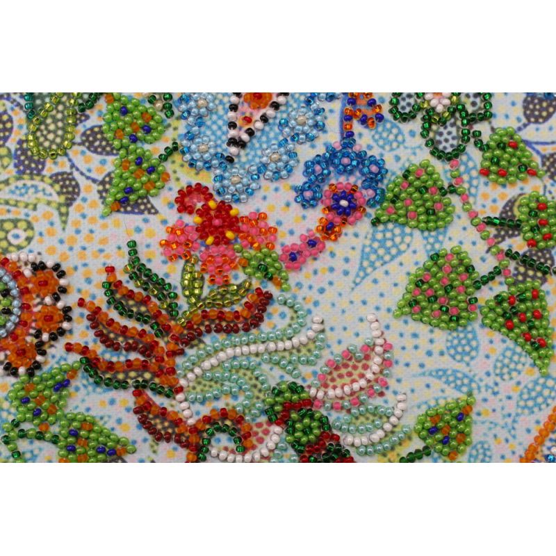 Bead Embroidery Kit on Art Canvas "Hovering"