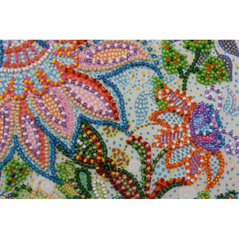 Bead Embroidery Kit on Art Canvas "Hovering"