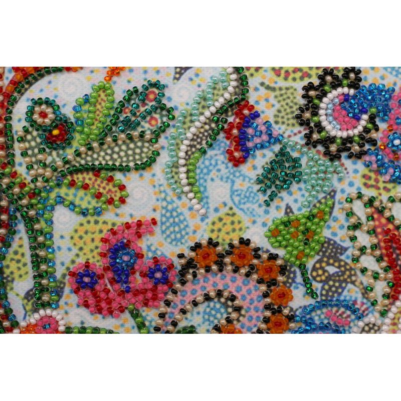 Bead Embroidery Kit on Art Canvas "Hovering"