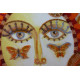 Bead Embroidery Kit on Art Canvas "Sunrise"