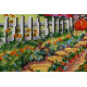 Bead Embroidery Kit on Art Canvas "Fabulous autumn"