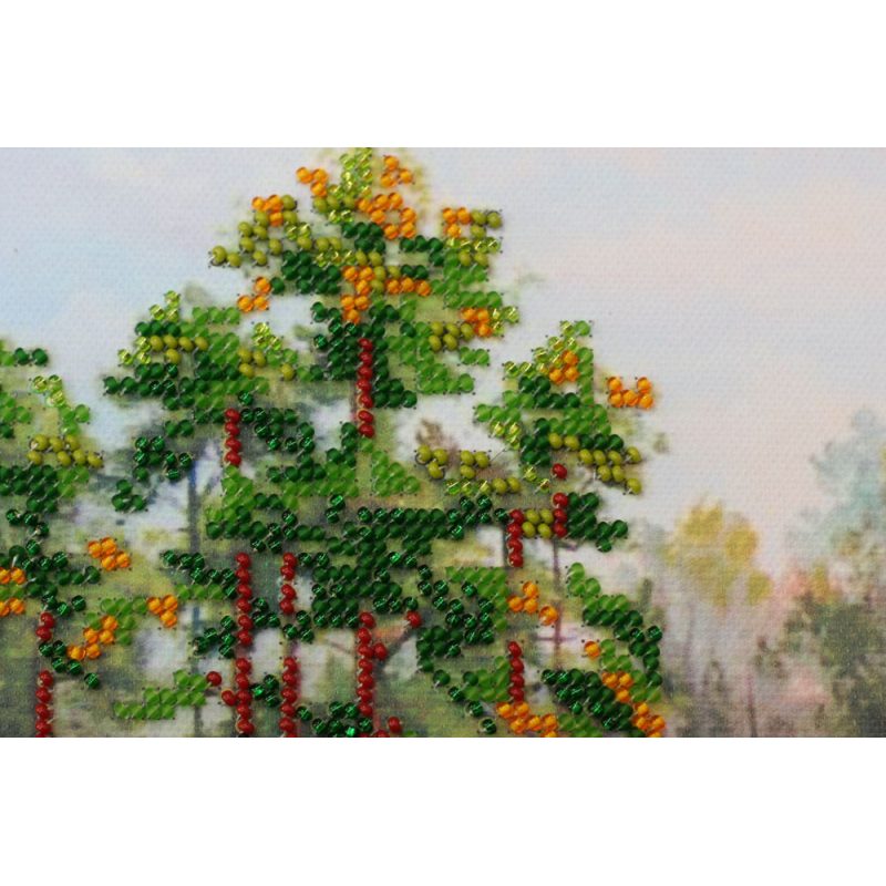 Bead Embroidery Kit on Art Canvas "Dawn"