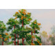 Bead Embroidery Kit on Art Canvas "Dawn"
