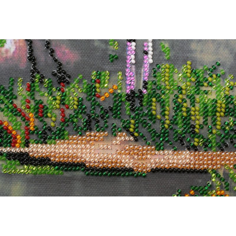 Bead Embroidery Kit on Art Canvas "Dawn"