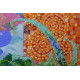 Bead Embroidery Kit on Art Canvas "Anemone"