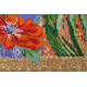 Bead Embroidery Kit on Art Canvas "Anemone"