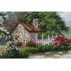 Bead Embroidery Kit on Art Canvas "Watery waste"