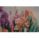 Bead Embroidery Kit on Art Canvas "Morning garden"