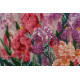 Bead Embroidery Kit on Art Canvas "Morning garden"