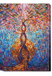 Bead Embroidery Kit on Art Canvas "Junction"