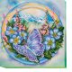 Bead Embroidery Kit on Art Canvas "Summer water colors-1"