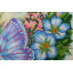 Bead Embroidery Kit on Art Canvas "Summer water colors-1"