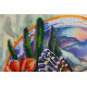Bead Embroidery Kit on Art Canvas "Summer water colors-2"