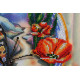 Bead Embroidery Kit on Art Canvas "Summer water colors-2"