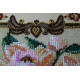 Bead Embroidery Kit on Art Canvas "Ballad about flowers"