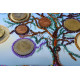 Bead Embroidery Kit on Art Canvas "Money Tree"