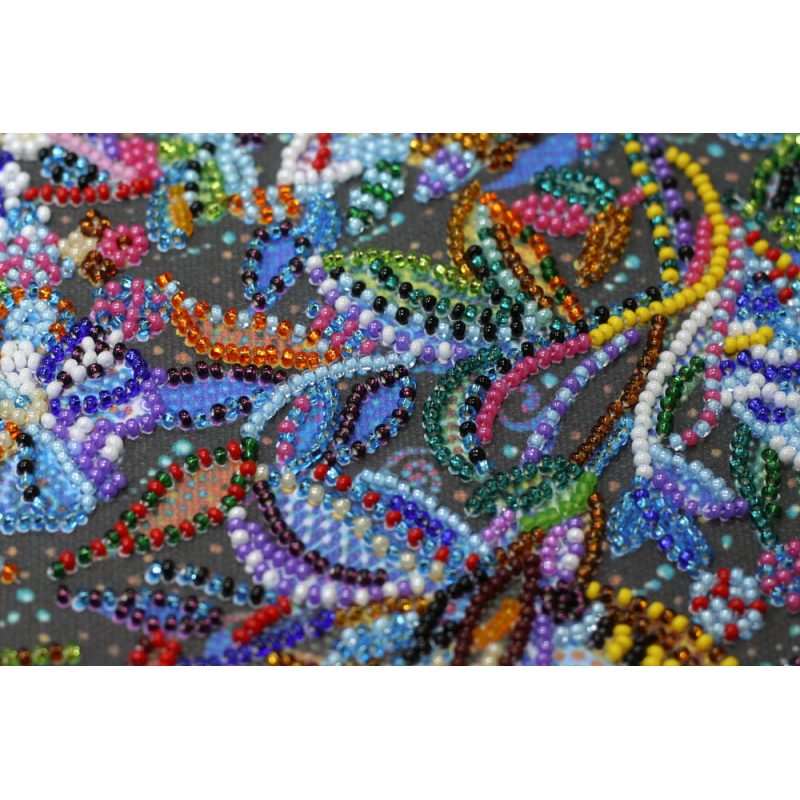 Bead Embroidery Kit on Art Canvas "Money Tree"