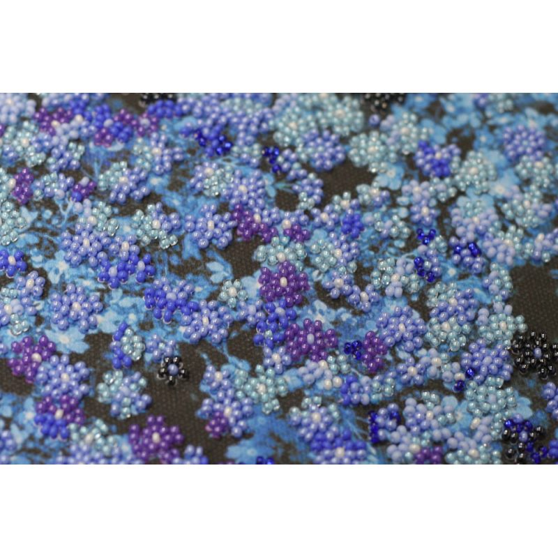 Bead Embroidery Kit on Art Canvas "Hide and Seek"