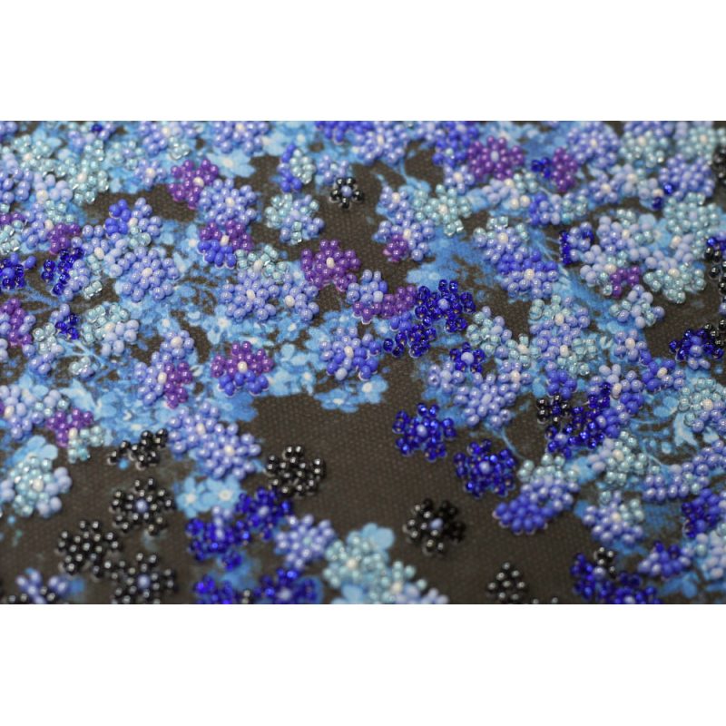 Bead Embroidery Kit on Art Canvas "Hide and Seek"