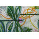 Bead Embroidery Kit on Art Canvas "Sparks over the lake"
