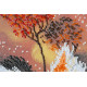 Bead Embroidery Kit on Art Canvas "Fluffy fog"