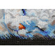 Bead Embroidery Kit on Art Canvas "Fluffy fog"