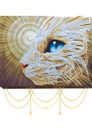 Bead Embroidery Kit on Art Canvas "Latte"