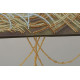 Bead Embroidery Kit on Art Canvas "Latte"