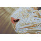 Bead Embroidery Kit on Art Canvas "Latte"