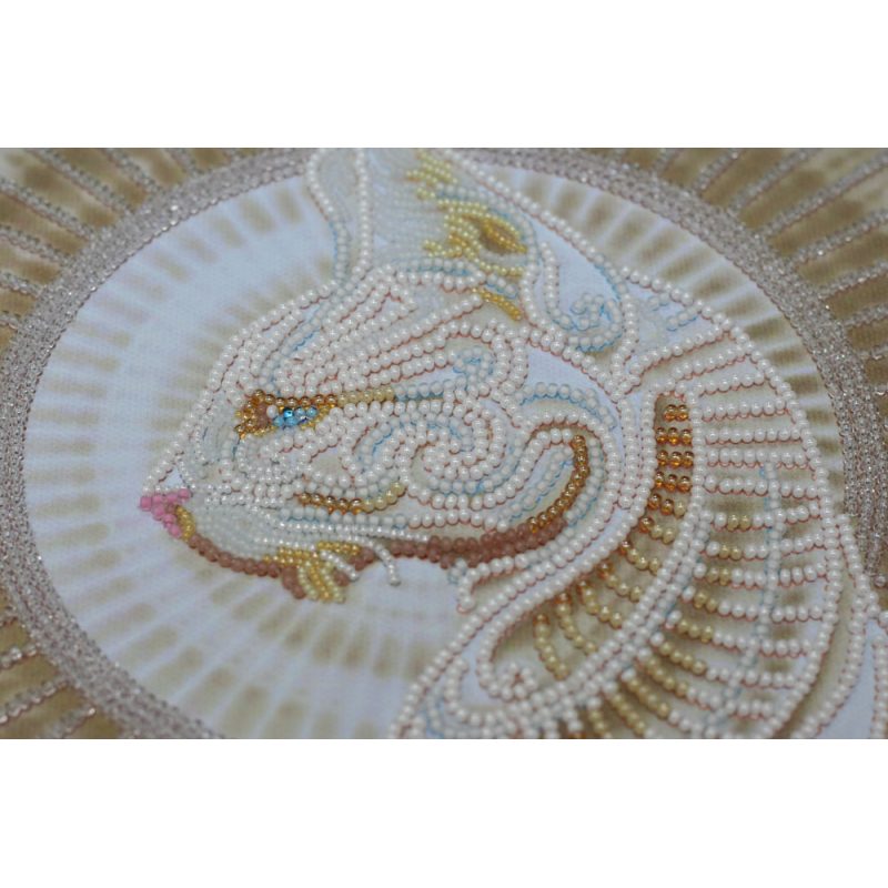 Bead Embroidery Kit on Art Canvas "Bast"