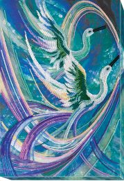 Bead Embroidery Kit on Art Canvas "Hover"
