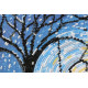 Bead Embroidery Kit on Art Canvas "Night rendezvous"