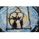 Bead Embroidery Kit on Art Canvas "Night rendezvous"