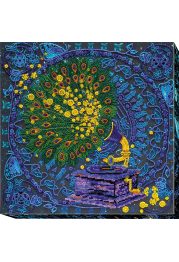 Bead Embroidery Kit on Art Canvas "Magic gramophone"