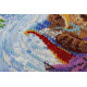 Bead Embroidery Kit on Art Canvas "Rush sled"