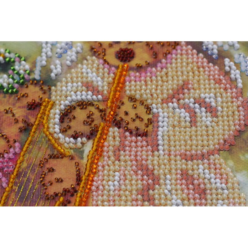 Bead Embroidery Kit on Art Canvas "Bears-angels"