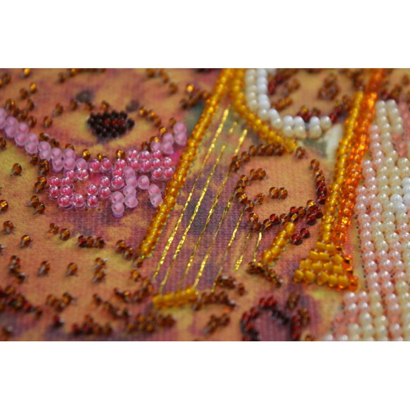 Bead Embroidery Kit on Art Canvas "Bears-angels"