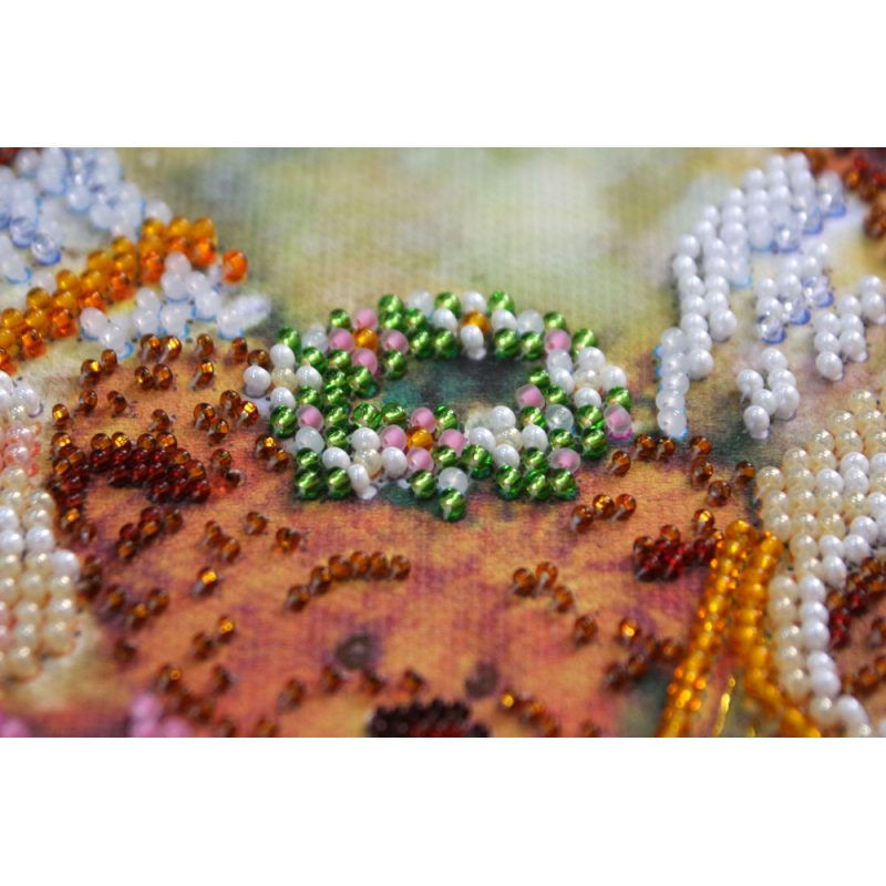 Bead Embroidery Kit on Art Canvas "Bears-angels"