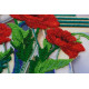 Bead Embroidery Kit on Art Canvas "Morpheus Flowers"