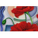 Bead Embroidery Kit on Art Canvas "Morpheus Flowers"