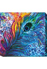 Bead Embroidery Kit on Art Canvas "Gift magician"