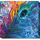 Bead Embroidery Kit on Art Canvas "Gift magician"