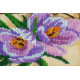 Bead Embroidery Kit on Art Canvas "Spring treasures"