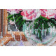 Bead Embroidery Kit on Art Canvas "Sea view"