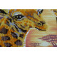 Bead Embroidery Kit on Art Canvas "Giraffes"