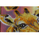 Bead Embroidery Kit on Art Canvas "Giraffes"