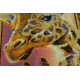 Bead Embroidery Kit on Art Canvas "Giraffes"