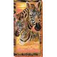 Bead Embroidery Kit on Art Canvas "Zebras"